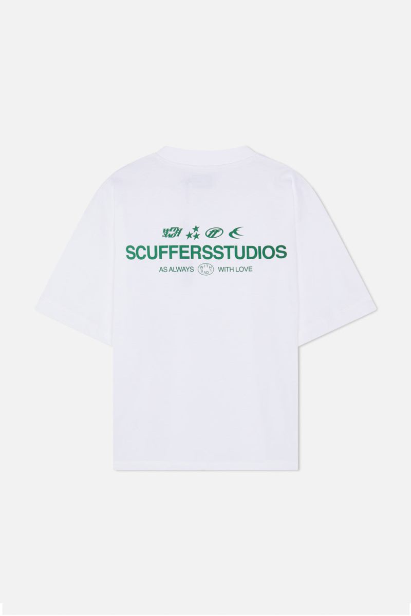 Scuffers Iconic T-Shirt White | US UM533243V5