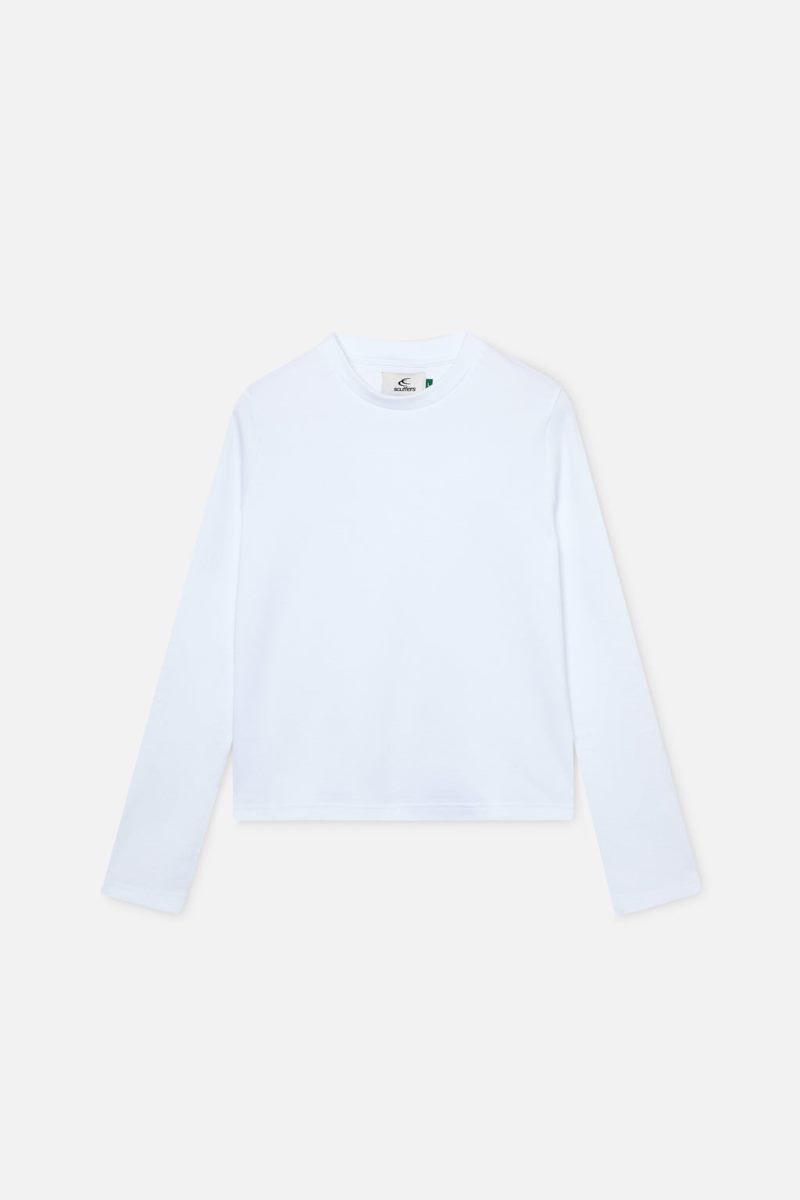 Scuffers Interlock T-shirt Pack Long Sleeve White | US KK319511F8