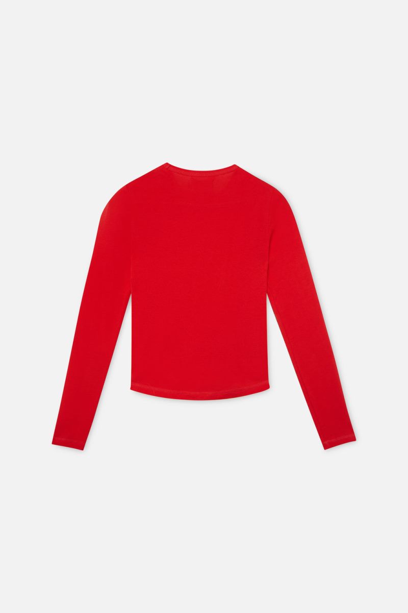 Scuffers Janeiro Long Sleeve Red | US XF663346R9