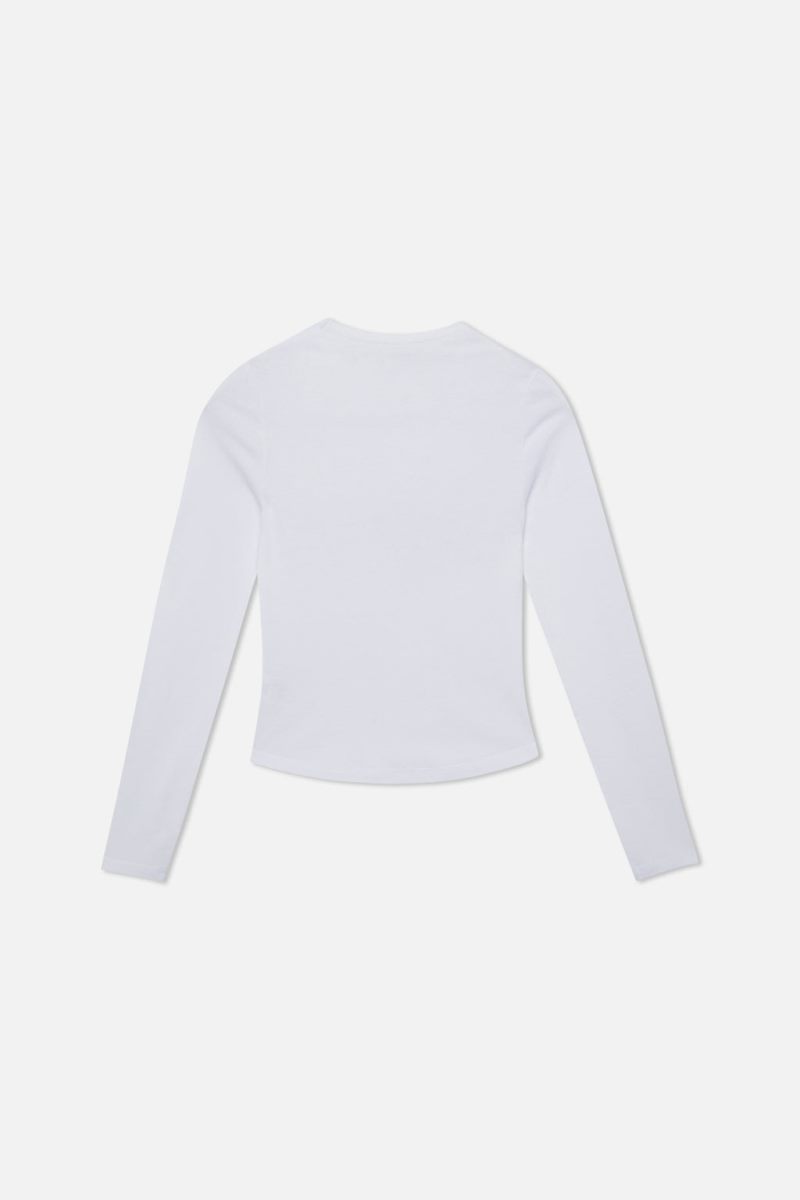 Scuffers Janeiro Long Sleeve White | US TZ709290H3