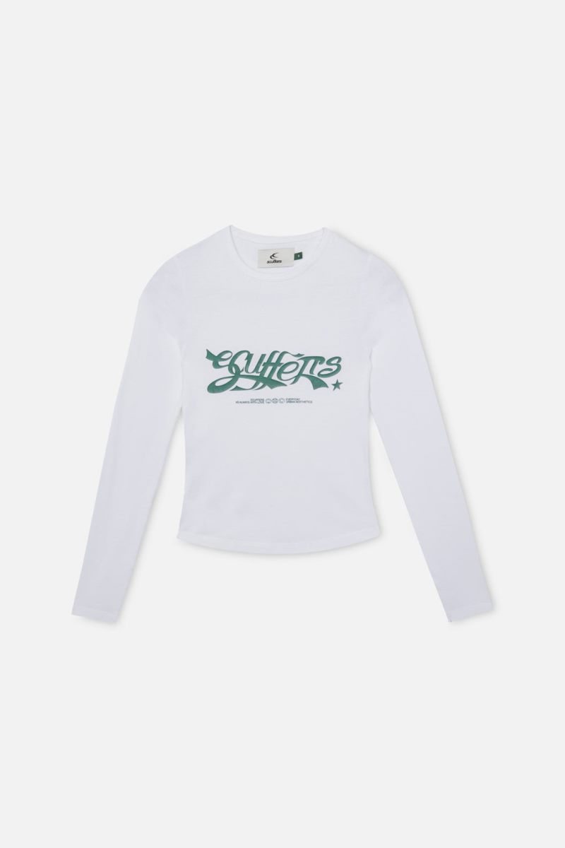 Scuffers Janeiro Long Sleeve White | US TZ709290H3