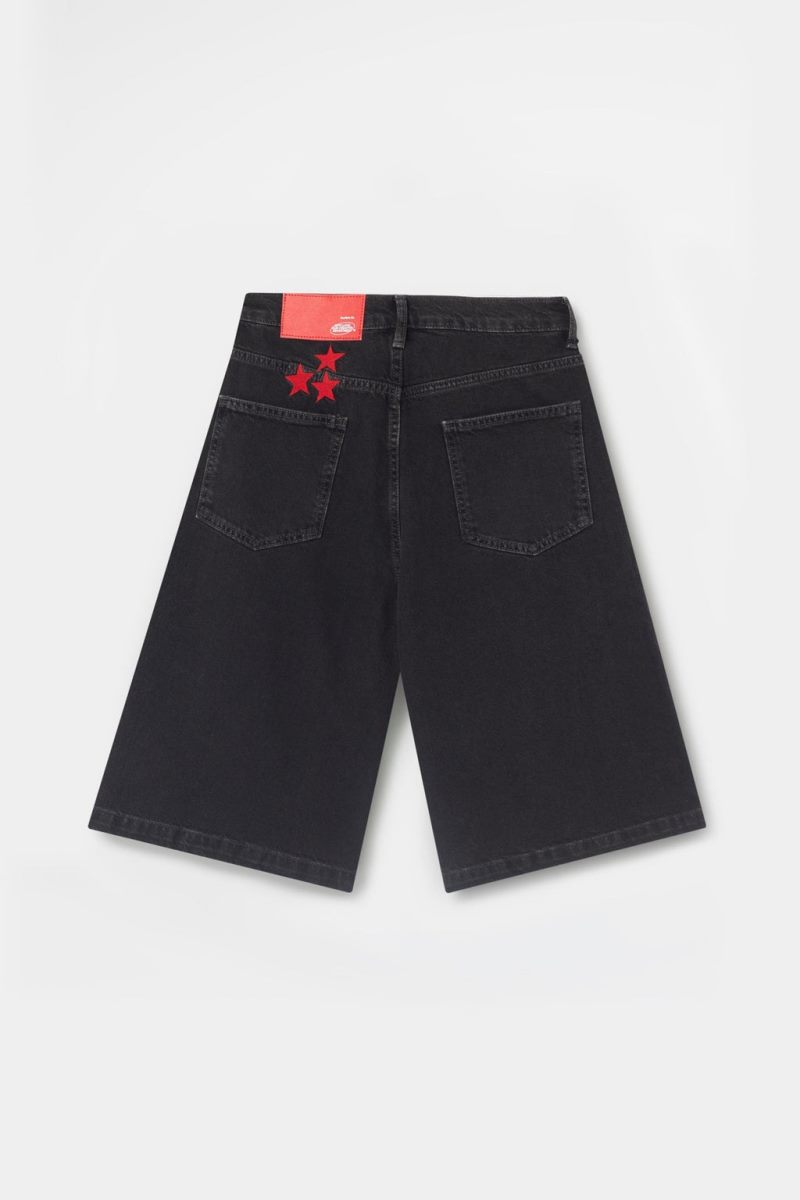 Scuffers Jumbo Washed Shorts Black | US LX638153I8