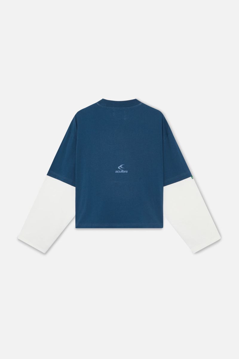 Scuffers Kurtis Long Sleeve Navy | US GO203490I5