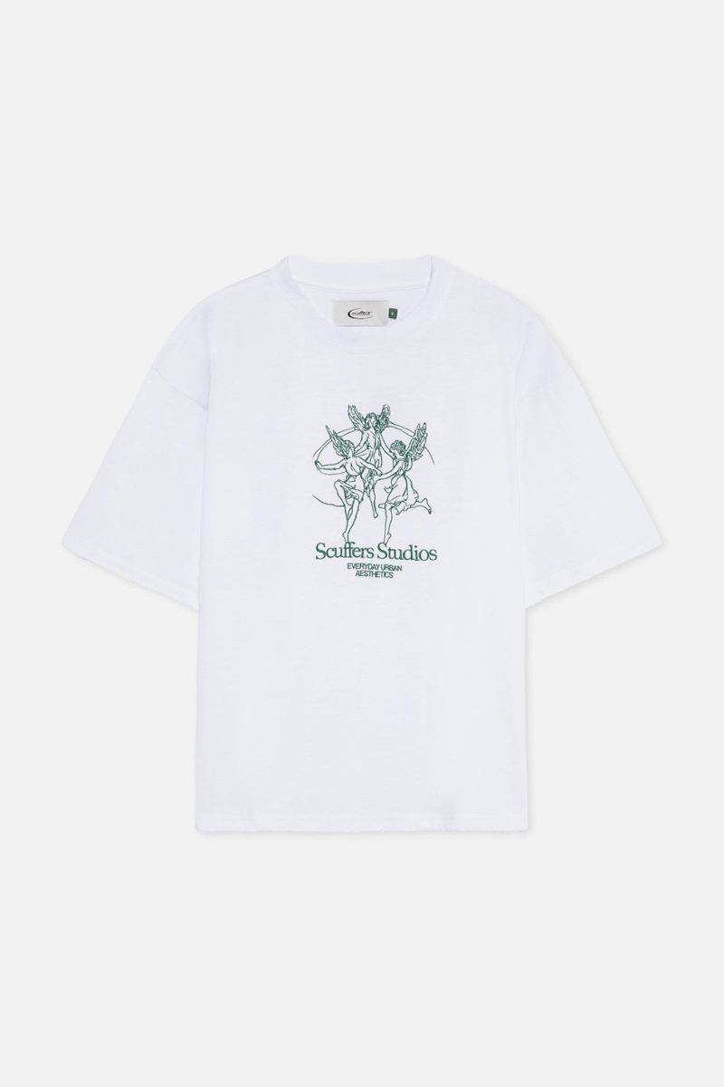 Scuffers Los Angeles T-Shirt White | US WK918601H5