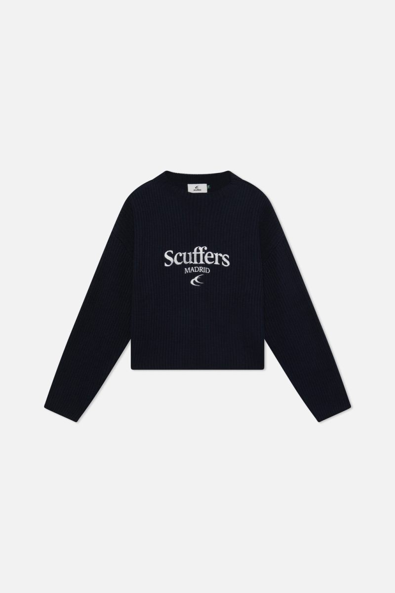 Scuffers Mad Sweater Navy | US SS641934U7