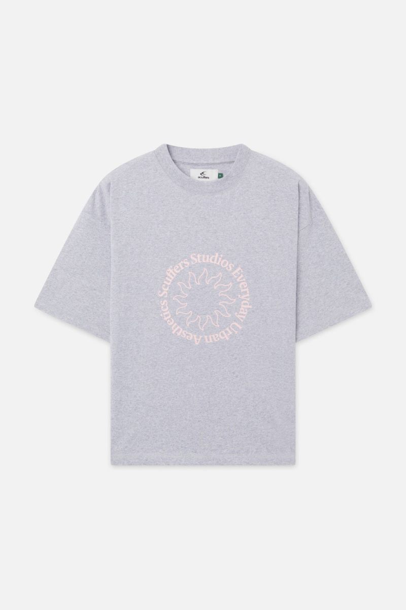 Scuffers Marbella T-Shirt Light Grey | US TM285028W8