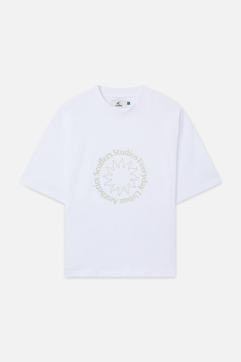 Scuffers Marbella T-Shirt White | US VD584388X5