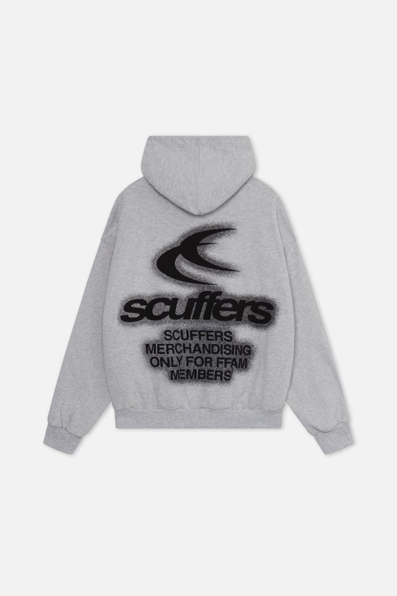 Scuffers Merchan Hoodie Light Grey | US OV818531U5