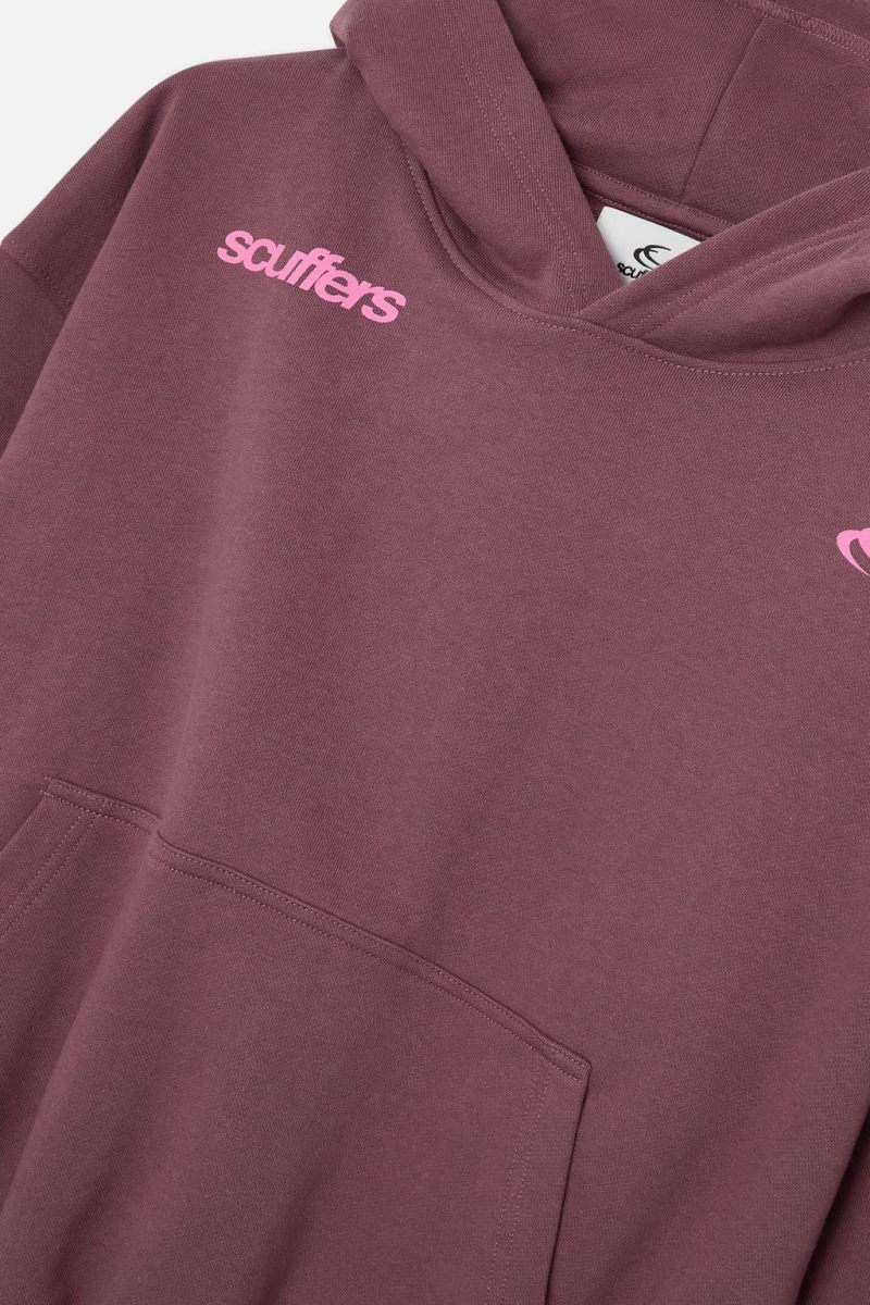 Scuffers Motor Studios Hoodie Burgundy | US NA068576M5