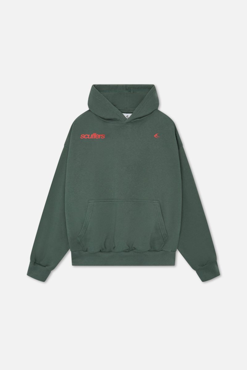 Scuffers Motor Studios Hoodie Green | US FW307580R2