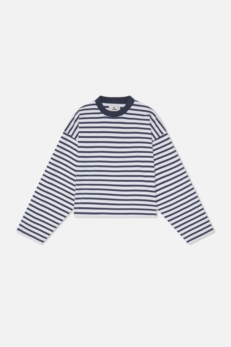 Scuffers NIY Longsleeve T-Shirt Navy / White | US DV779787I3