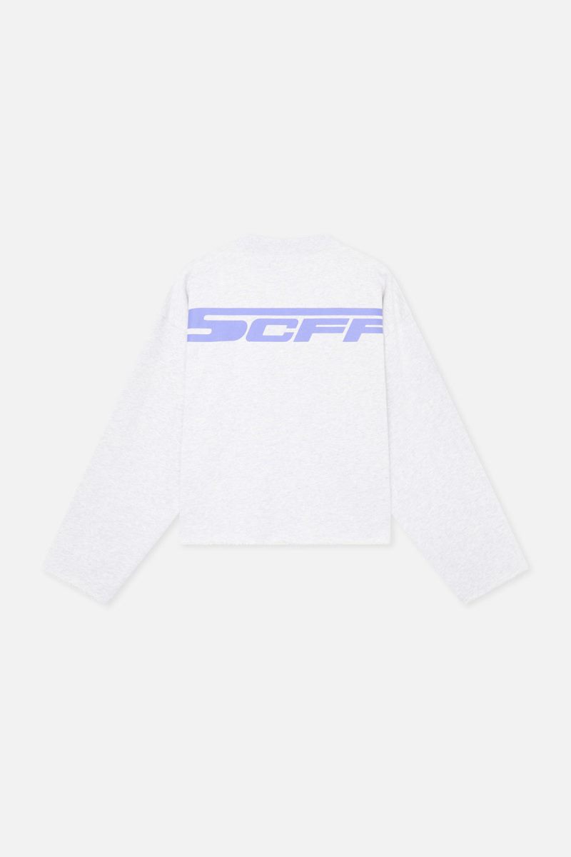 Scuffers Nascar Sweatshirt Grey | US CY053025K1