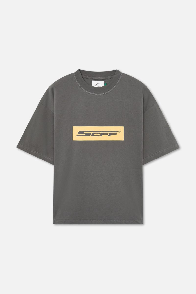 Scuffers Nascar T-Shirt Dark Grey | US IU153015C6