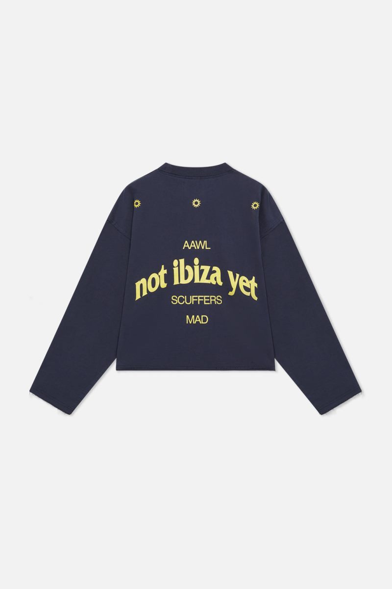 Scuffers Not Ibiza Sweatshirt Navy | US JN485158S8