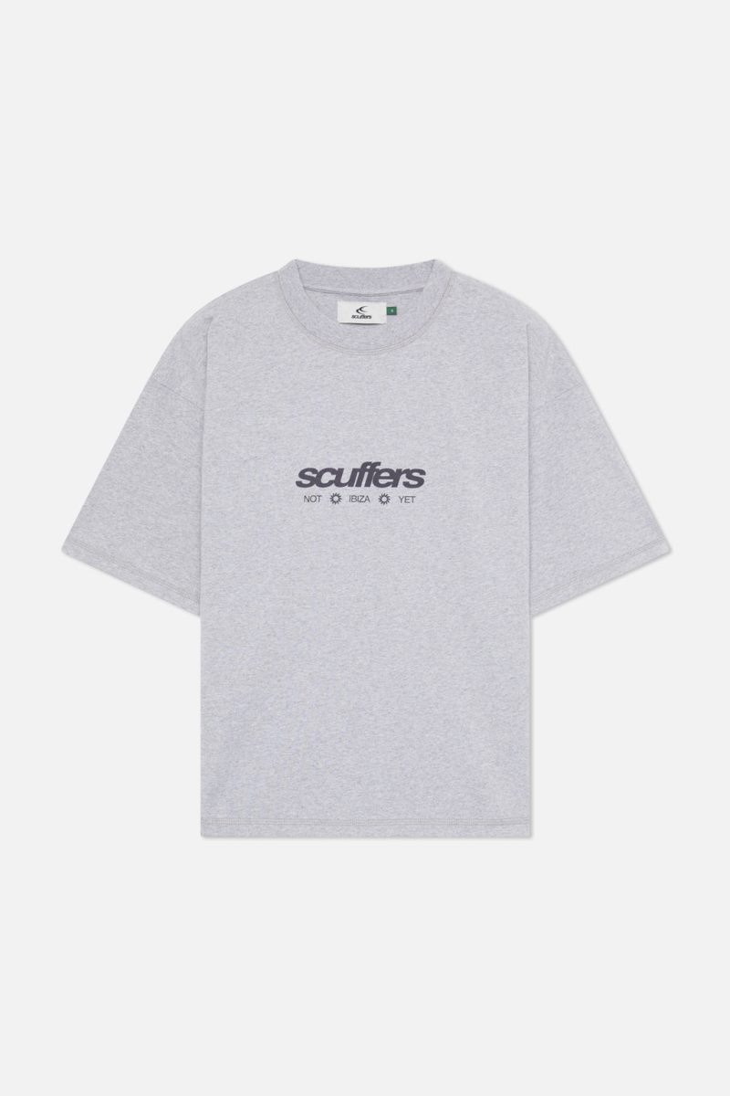 Scuffers Not Ibiza T-Shirt Light Grey | US QH602430V0