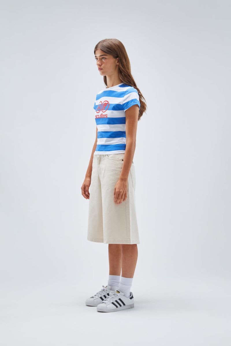 Scuffers Paris Striped Top Navy | US DP672527J8