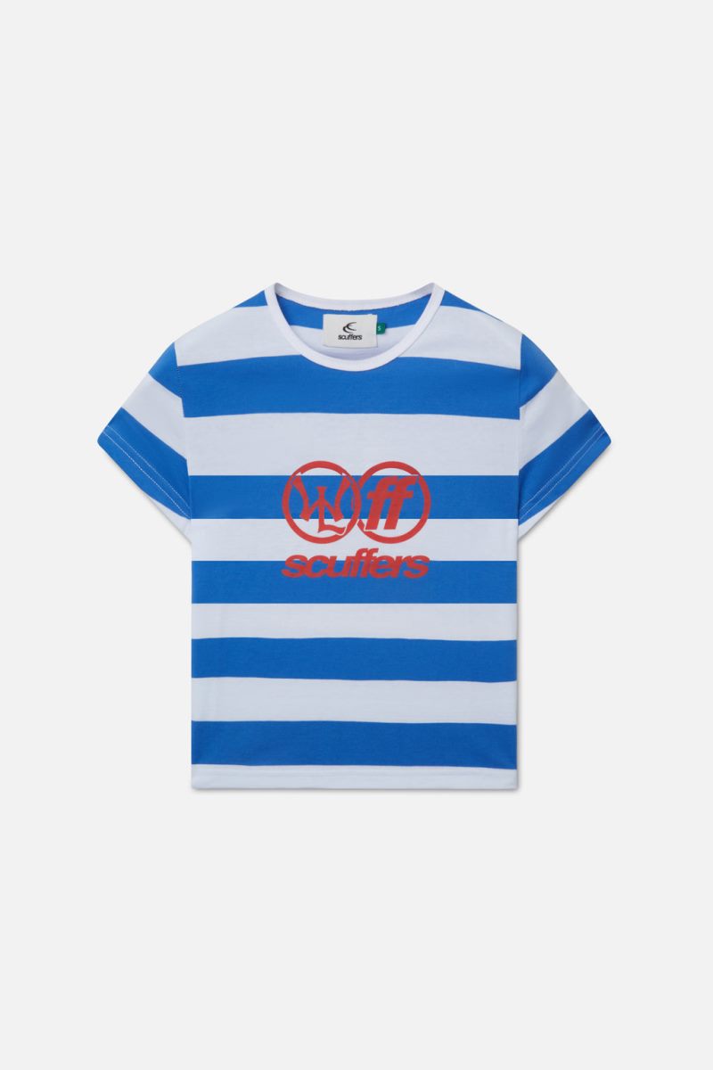 Scuffers Paris Striped Top Navy | US DP672527J8