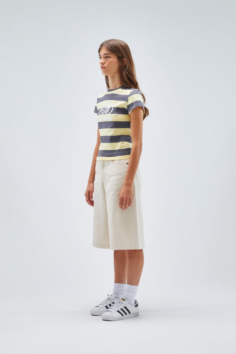 Scuffers Paris Striped Top Yellow | US GK975407G1