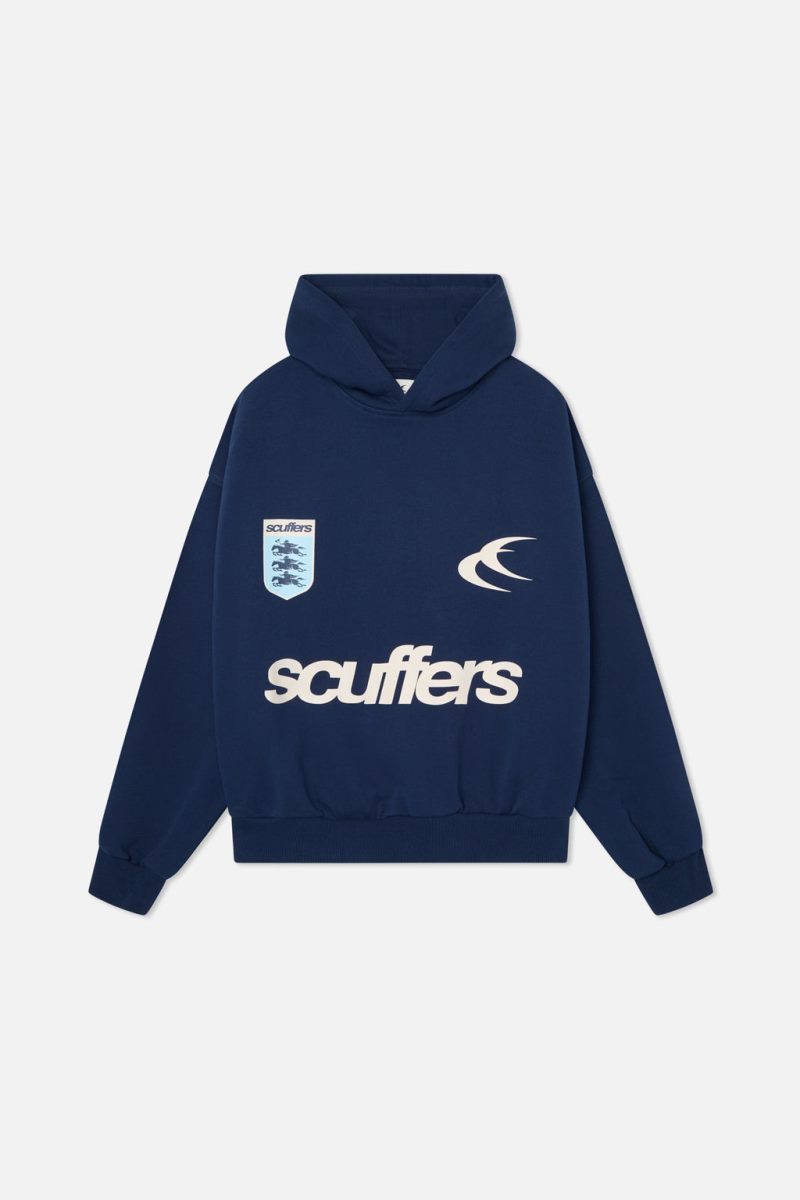 Scuffers Picnic Hoodie Blue | US KV545134C6