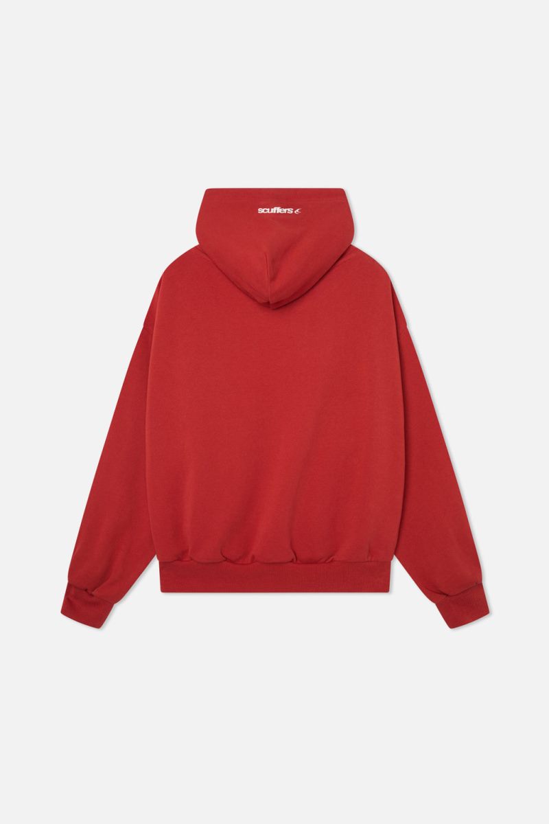 Scuffers Picnic Hoodie Dark Red | US JJ089018G9