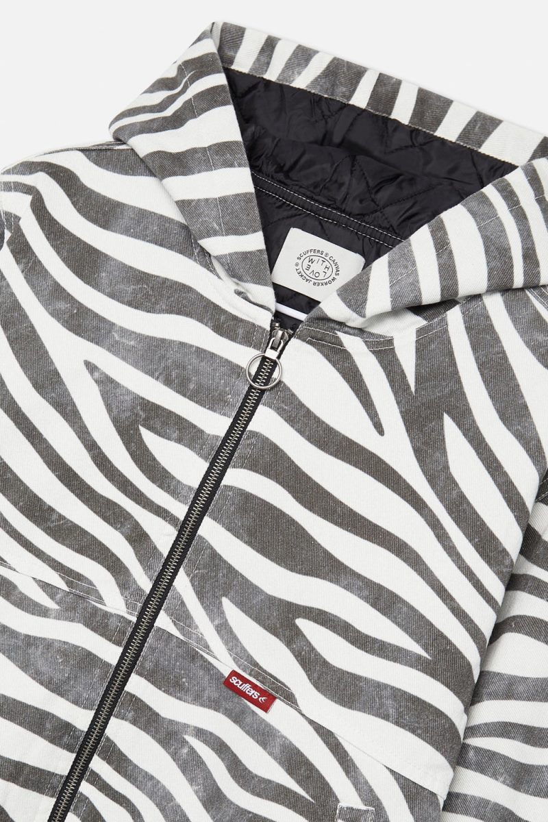 Scuffers Print Work Jacket Zebra | US OO334923T1