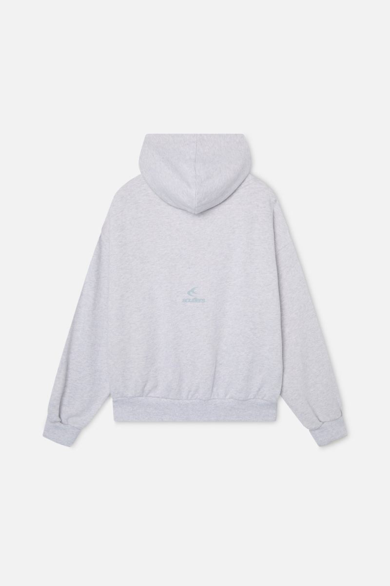 Scuffers Raw Hoodie Light Grey | US VX061626F8