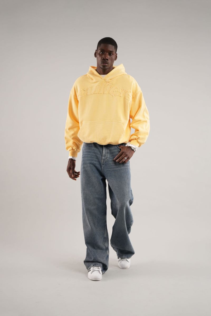 Scuffers Raw Hoodie Yellow | US JE696339F0