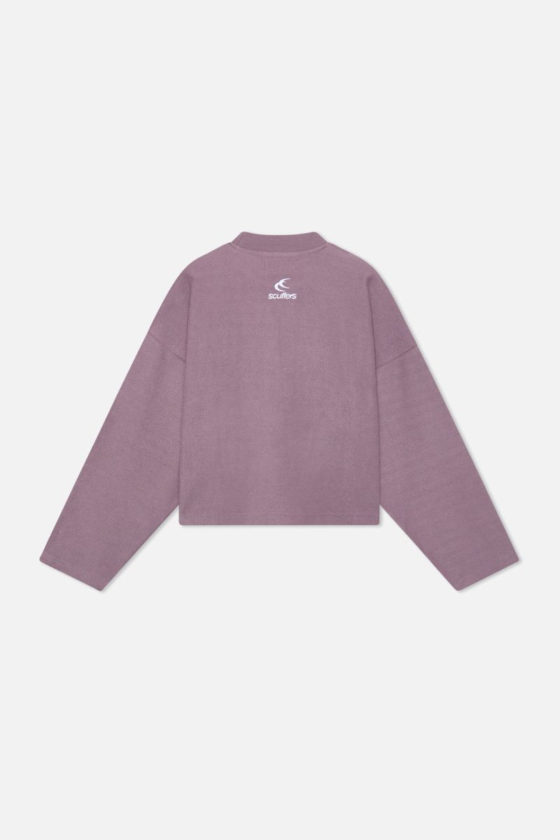 Scuffers Romeo Sweatshirt Light Burgundy | US OW243454E2