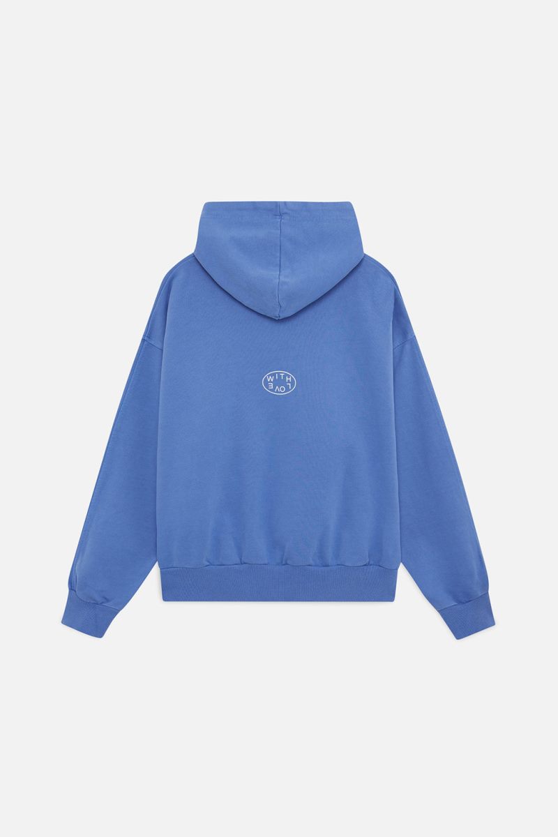 Scuffers Royal Hoodie Blue | US UW980448L8