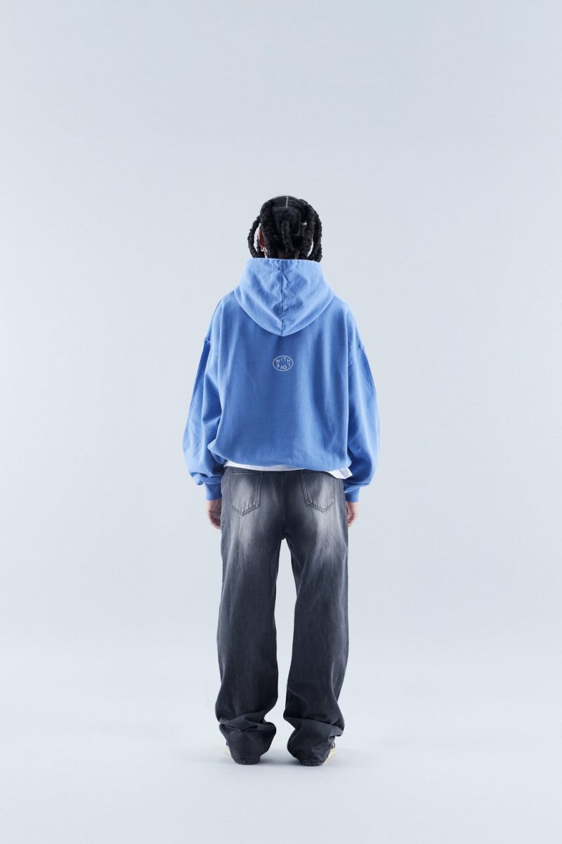 Scuffers Royal Hoodie Blue | US UW980448L8