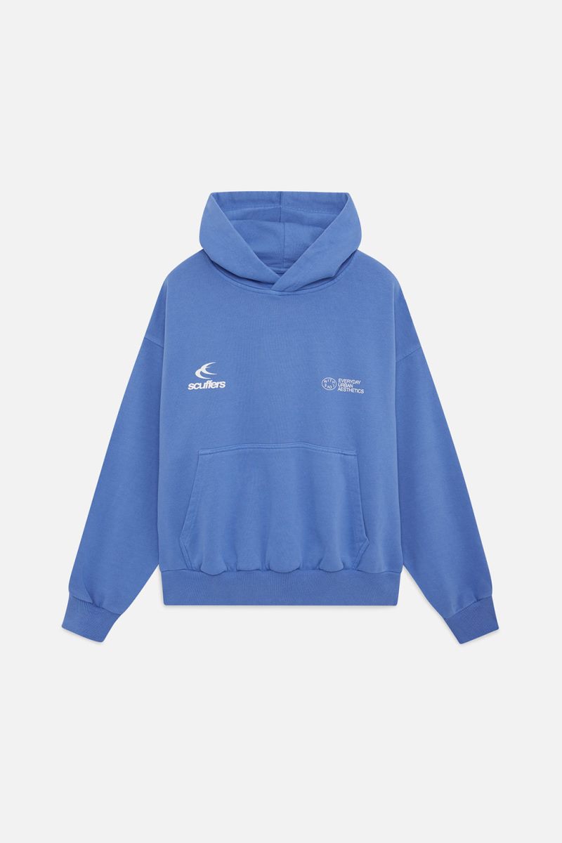 Scuffers Royal Hoodie Blue | US UW980448L8