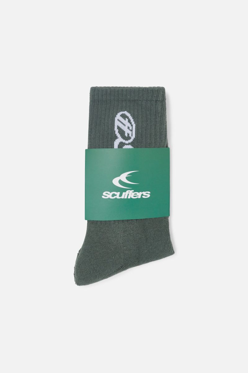 Scuffers SCFF HD Socks Green | US QC983148S7