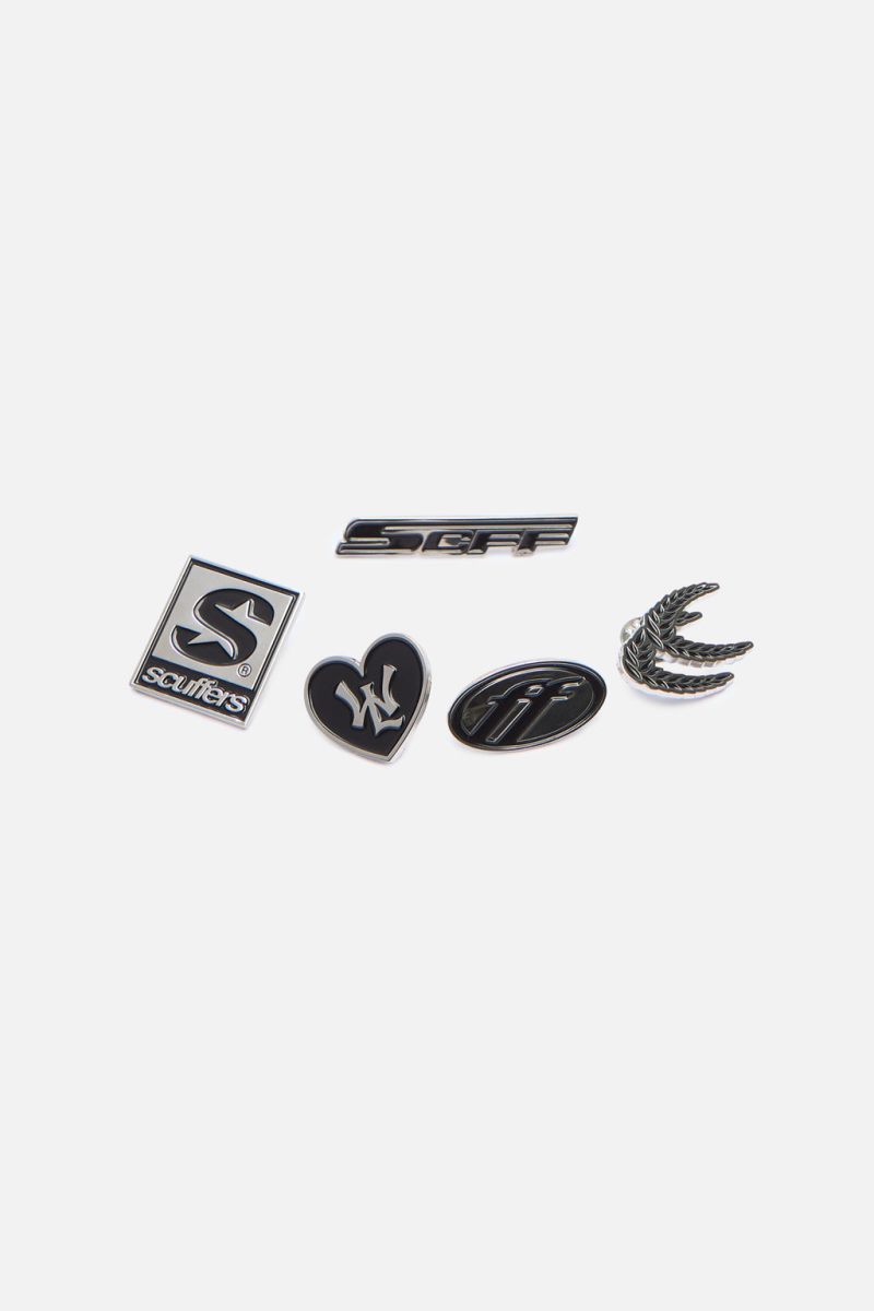 Scuffers SCFF Pin Set Silver | US FZ579537K2