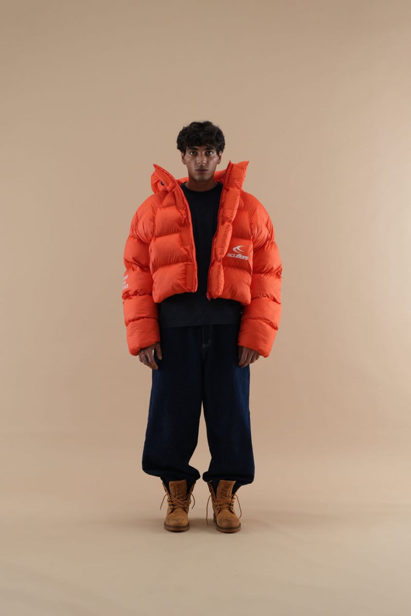 Scuffers SCFF Puffer Jacket Orange | US IZ610161G1