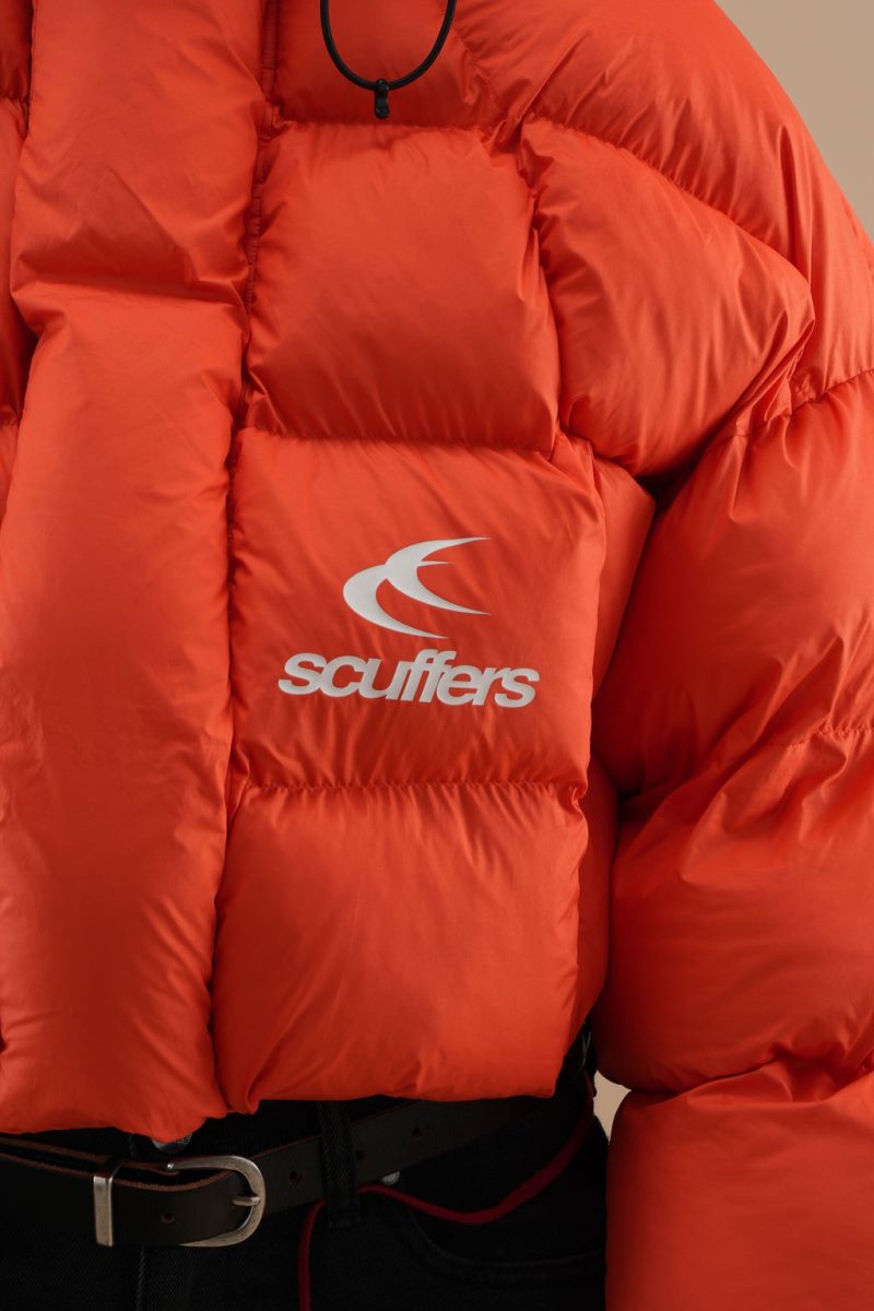 Scuffers SCFF Puffer Jacket Orange | US IZ610161G1