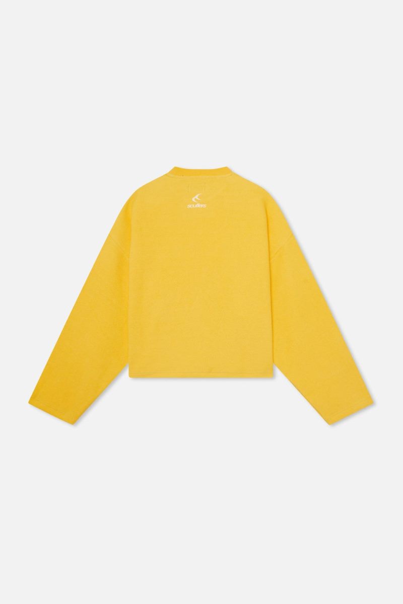 Scuffers SSS League Sweatshirt Yellow | US WA311301P1