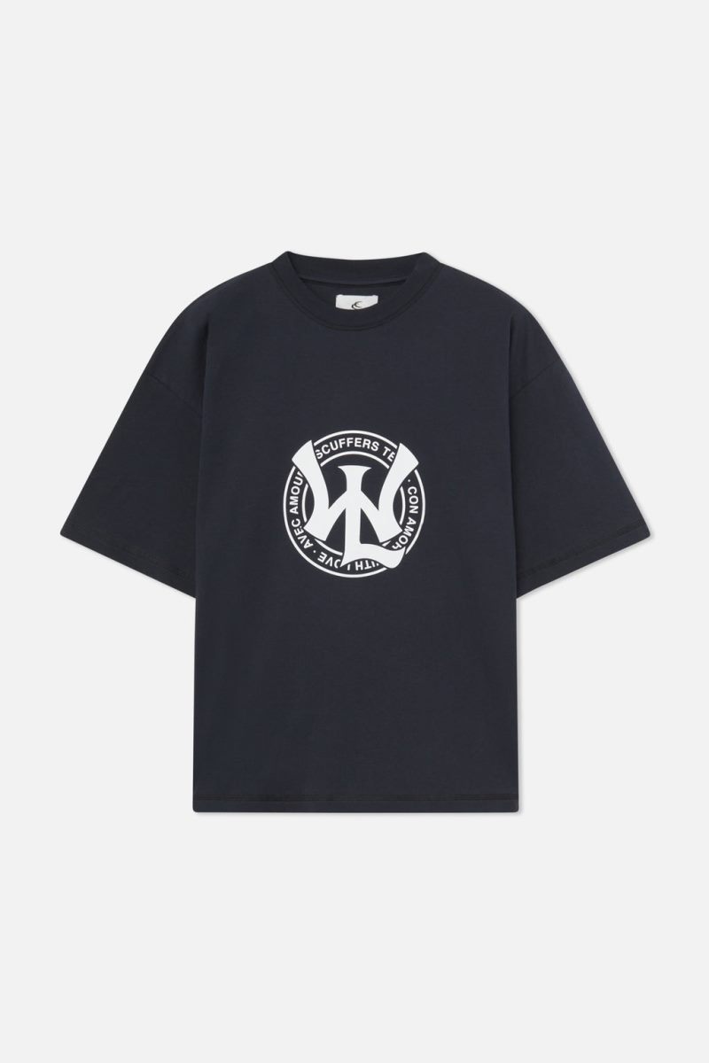 Scuffers SSS League T-Shirt Black | US JQ815821G9