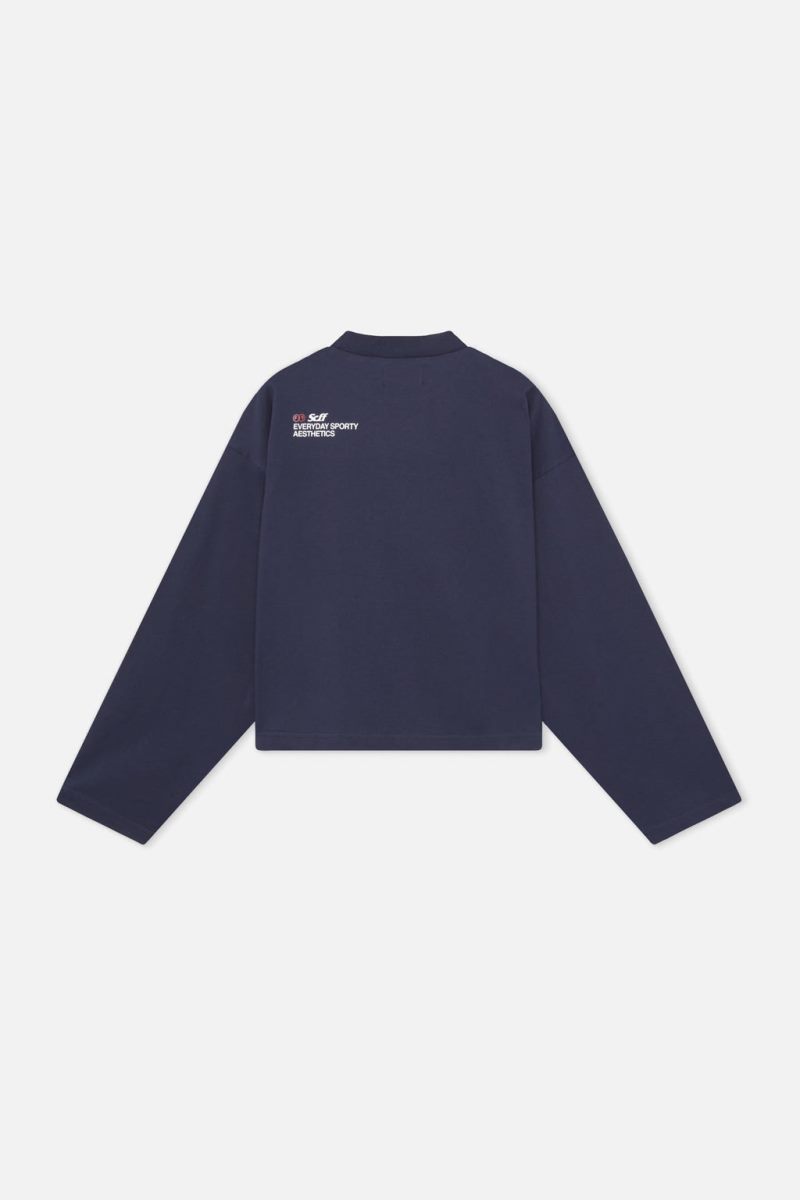 Scuffers SSS Sporty Long Sleeve Dark Navy | US YL979777J6