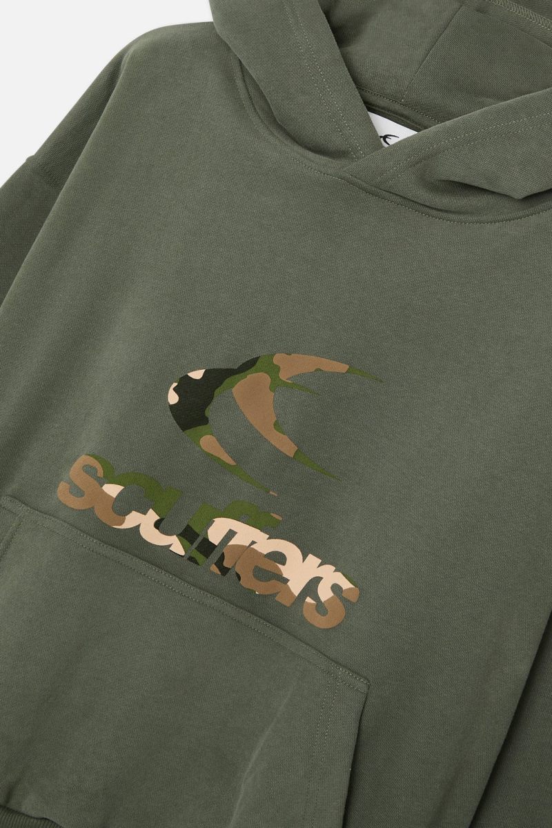 Scuffers Safari Hoodie Green | US AL775367O7