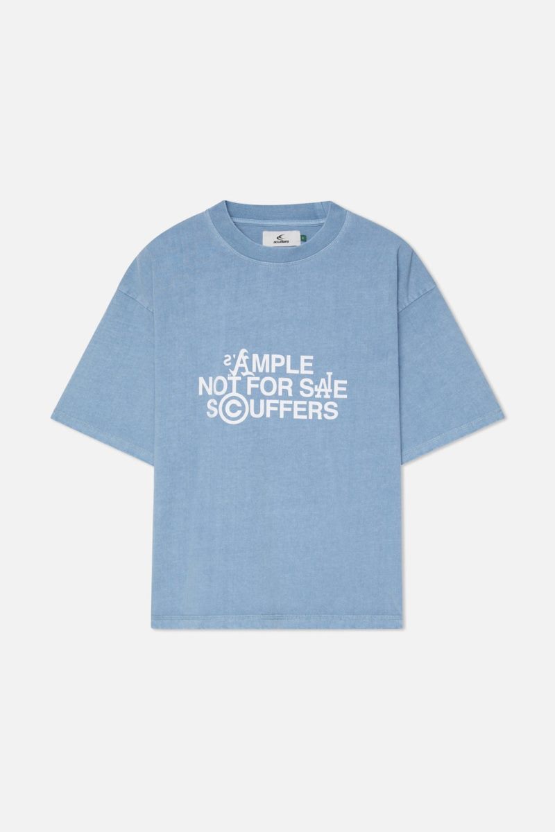 Scuffers Sample T-Shirt Light Blue | US KY635703F2