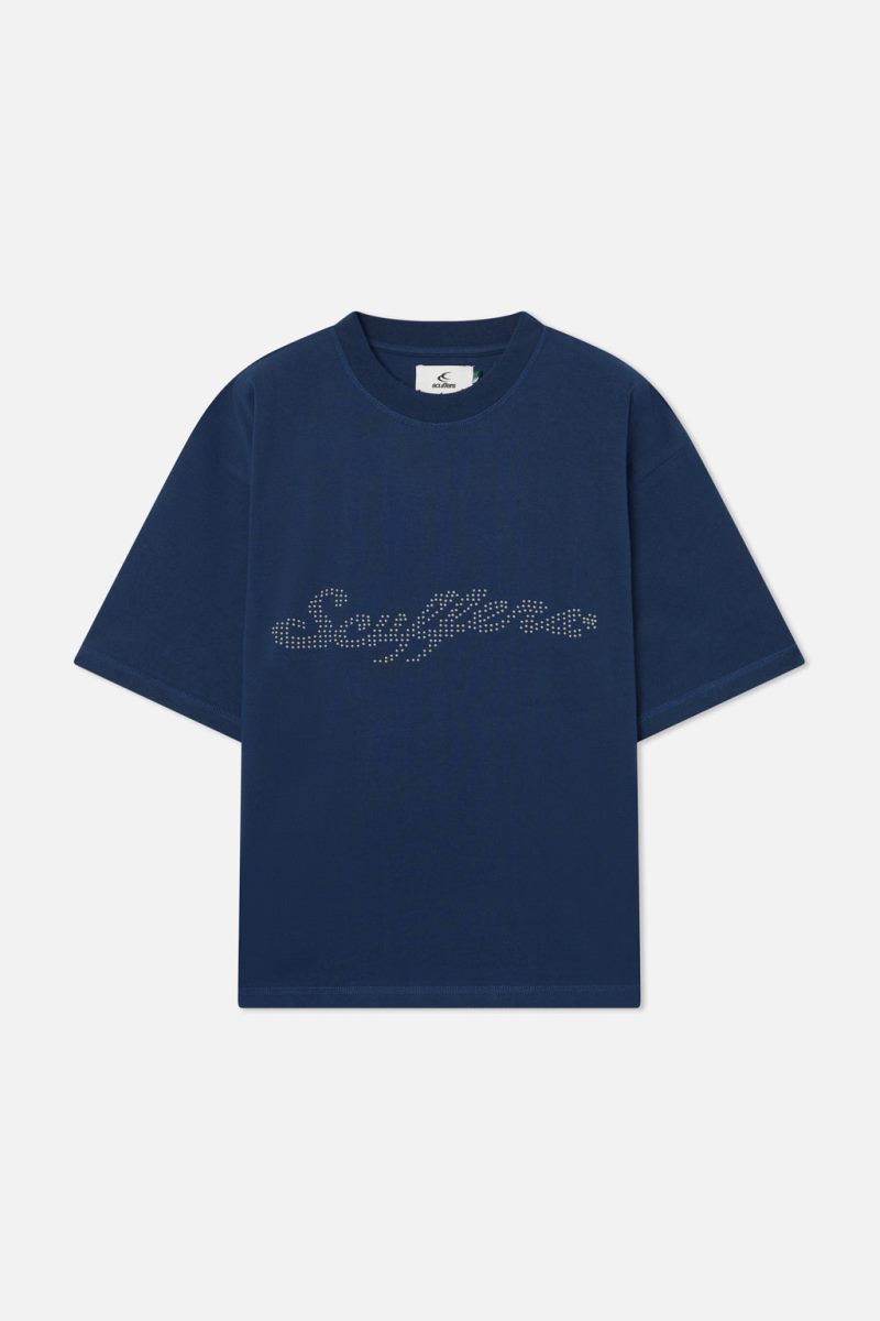 Scuffers Shyne T-Shirt Blue | US WZ840834S1