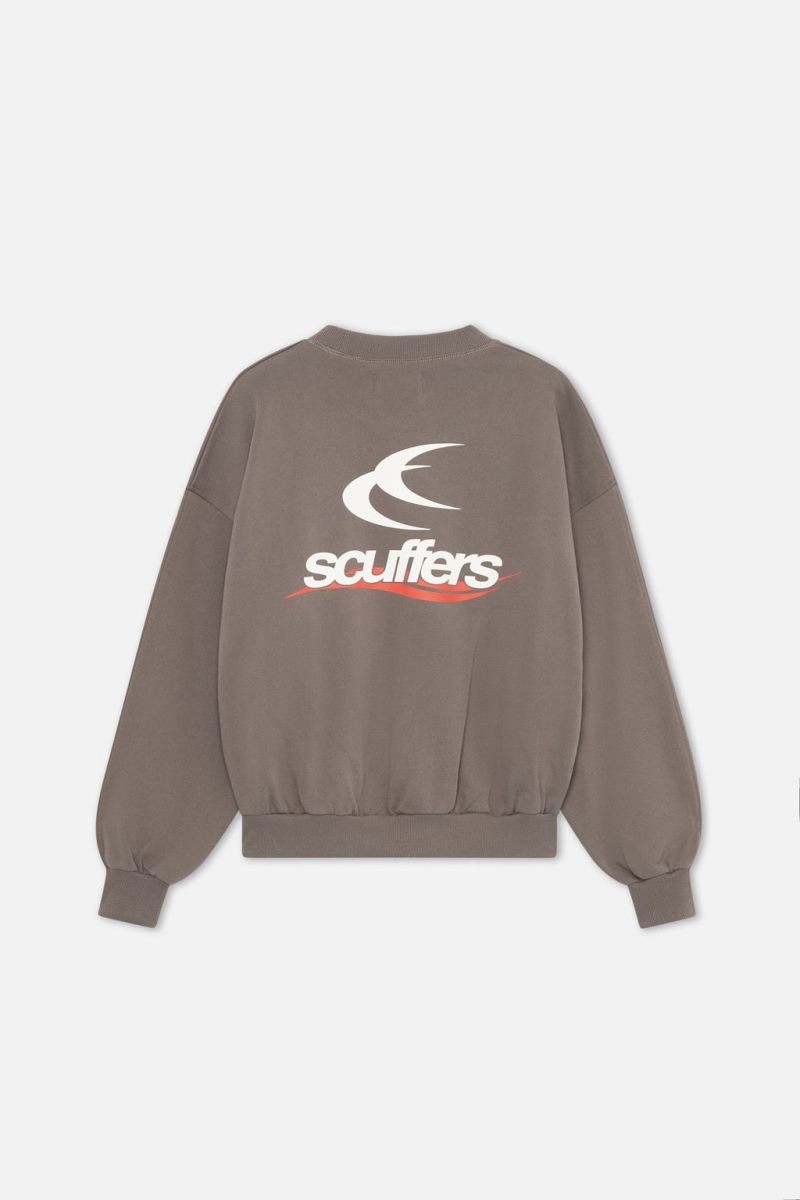 Scuffers Sign Crewneck Grey | US EV057975H3