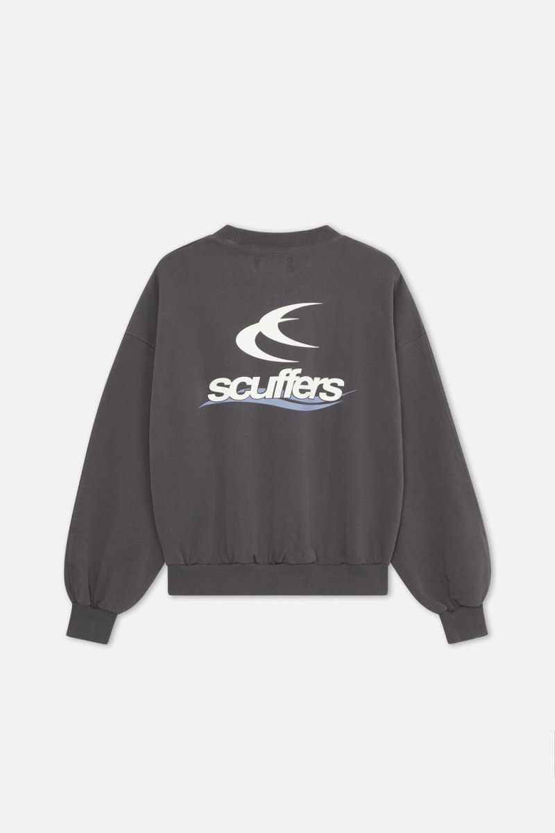 Scuffers Sign Crewneck Navy | US GG246754B1