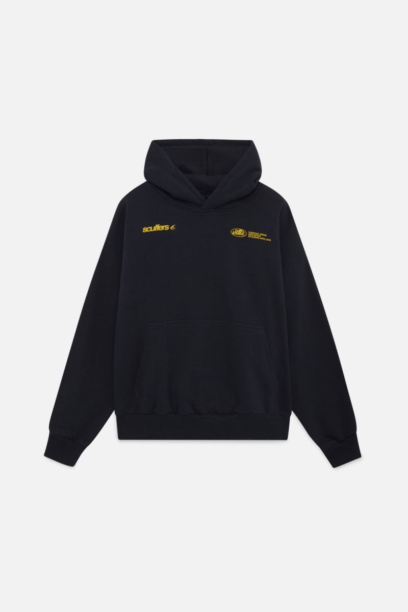 Scuffers Sign Hoodie Navy | US JK755225Z2