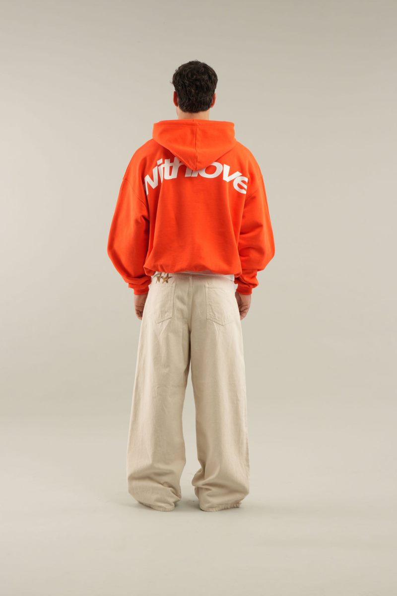 Scuffers Sign Hoodie Orange | US HI070567A2