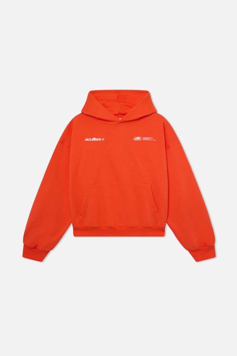 Scuffers Sign Hoodie Orange | US HI070567A2