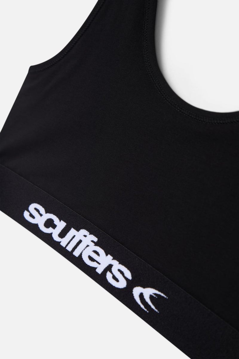 Scuffers Sports Bra Underwear Black | US RZ326732P1