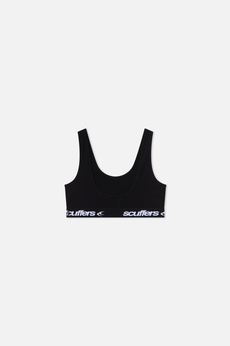 Scuffers Sports Bra Underwear Black | US RZ326732P1