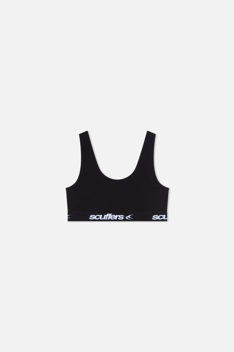 Scuffers Sports Bra Underwear Black | US RZ326732P1