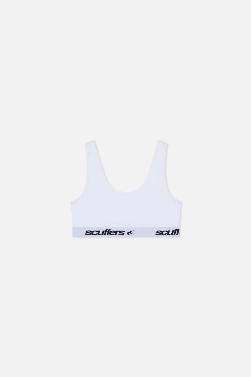 Scuffers Sports Bra Underwear White | US TD931873T0